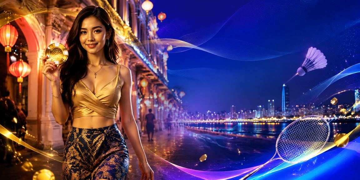 Suasana hiburan kasino malam di Pulau Pinang